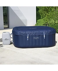 Bestway SaluSpa Hawaii AirJet Inflatable Hot Tub with EnergySense Cover, Blue
