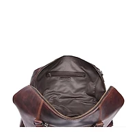 20 Inch Velour Leather Duffle Bag