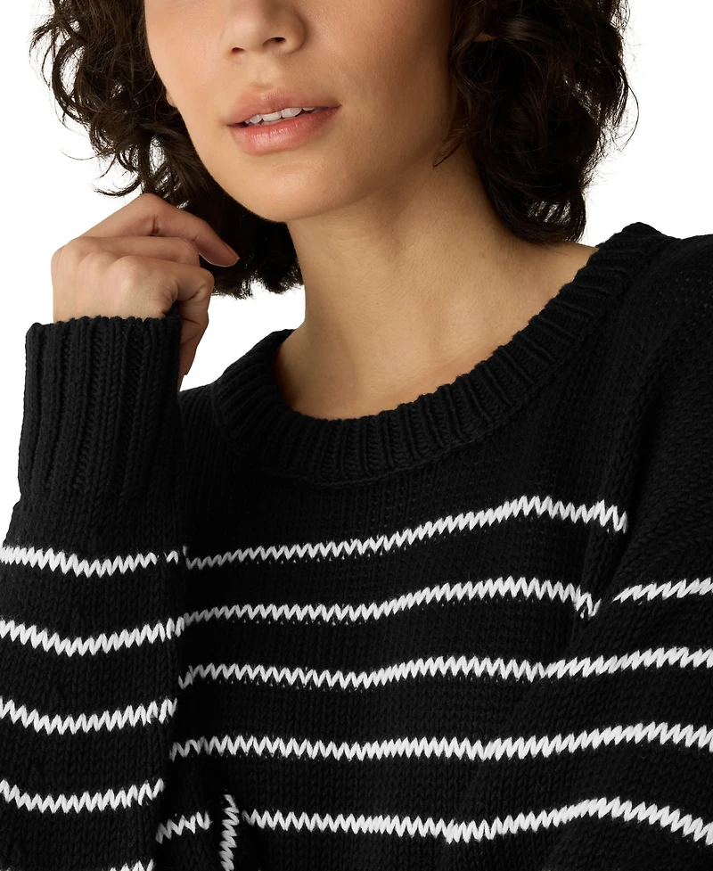 Eileen Fisher Women's Long-Sleeve Crewneck Sweater