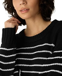 Eileen Fisher Women's Long-Sleeve Crewneck Sweater