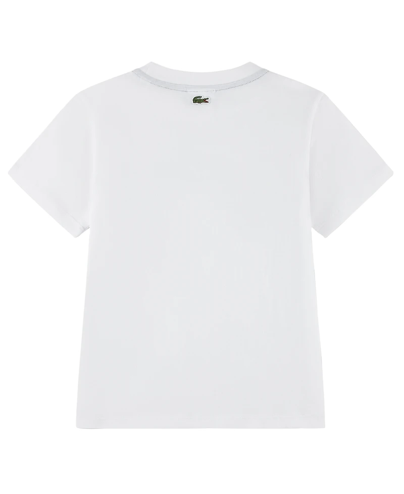 Lacoste Boys' 10-16 Short-Sleeve Logo Patch T-Shirt