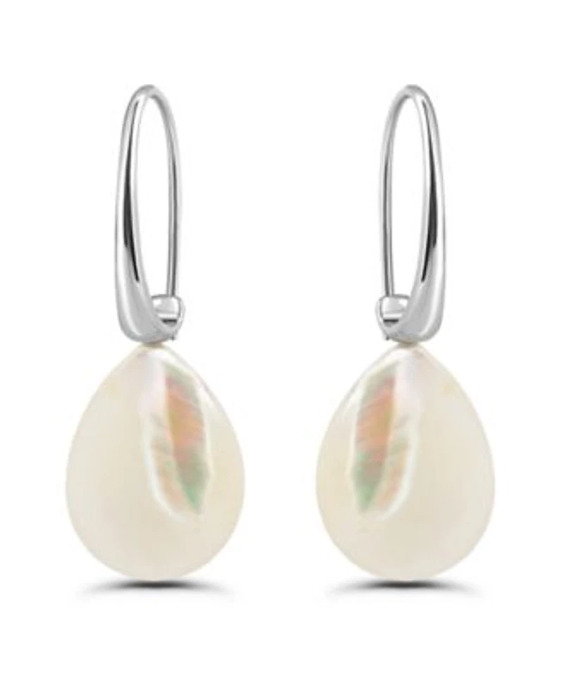Macys Genuine Stone Hardwire Fishhook Drop Earrings