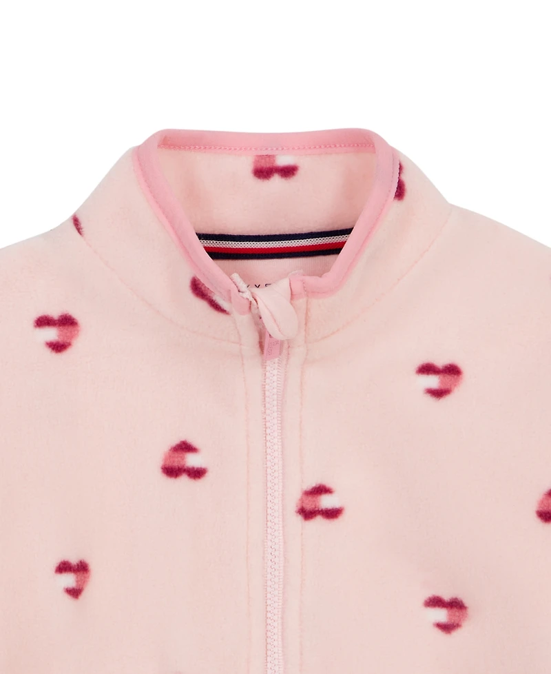 Tommy Hilfiger Baby Girls' Long-Sleeve Jacket, T-Shirt and Pants, 3-Piece Set