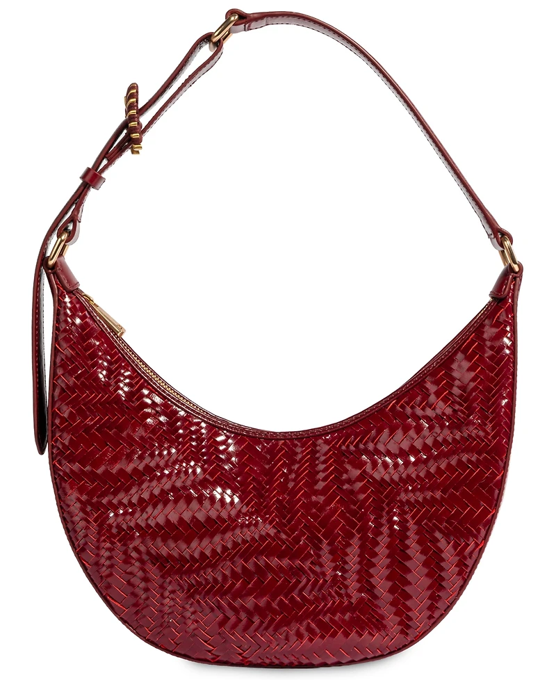 Sam Edelman Charli Woven Crescent Adjustable Small Shoulder Handbag