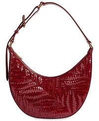 Sam Edelman Charli Woven Crescent Adjustable Small Shoulder Handbag