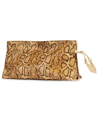 Sam Edelman Poppy Oversized Medium Leather Clutch Handbag