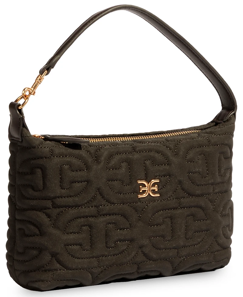 Sam Edelman Ethyl Quilted Zip-Top Demi Small Shoulder Handbag
