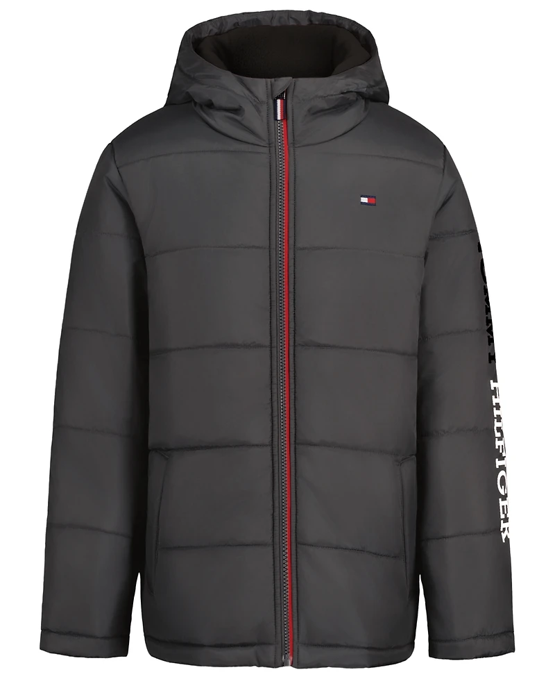 Tommy Hilfiger Boys' 4-7 Logo Puffer Jacket