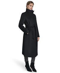 Cole Haan Women's Asymmetric Belted Wool Coat