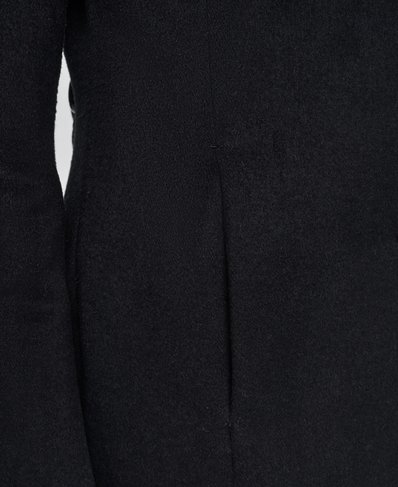 Cole Haan Women's Large Collar Wool Coat