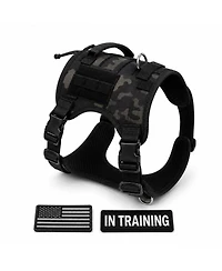ProMounts Adjustable Tactical Dog Harness for Medium & Large Dogs