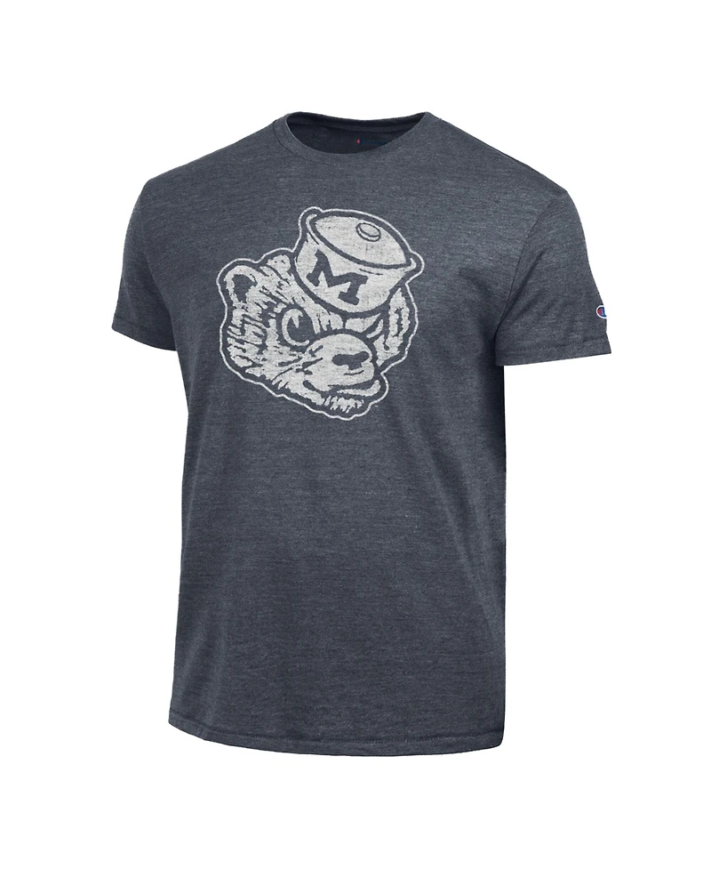 Champion Men's Navy Michigan Wolverines Triumph Tri-Blend T-Shirt