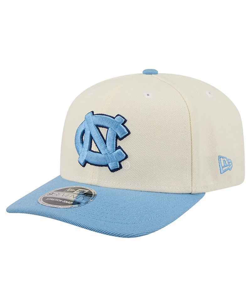 New Era Men's White, Carolina Blue North Carolina Tar Heels America's 250th 9SEVENTY Adjustable Hat