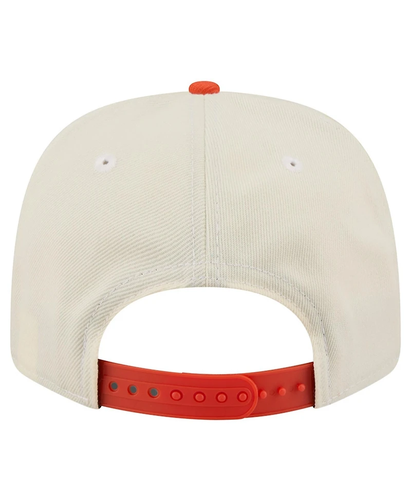 New Era Men's White, Orange Clemson Tigers America's 250th 9SEVENTY Adjustable Hat