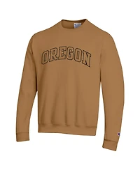 Champion Men's Brown Oregon Ducks Latte Fleece Sweatshirt