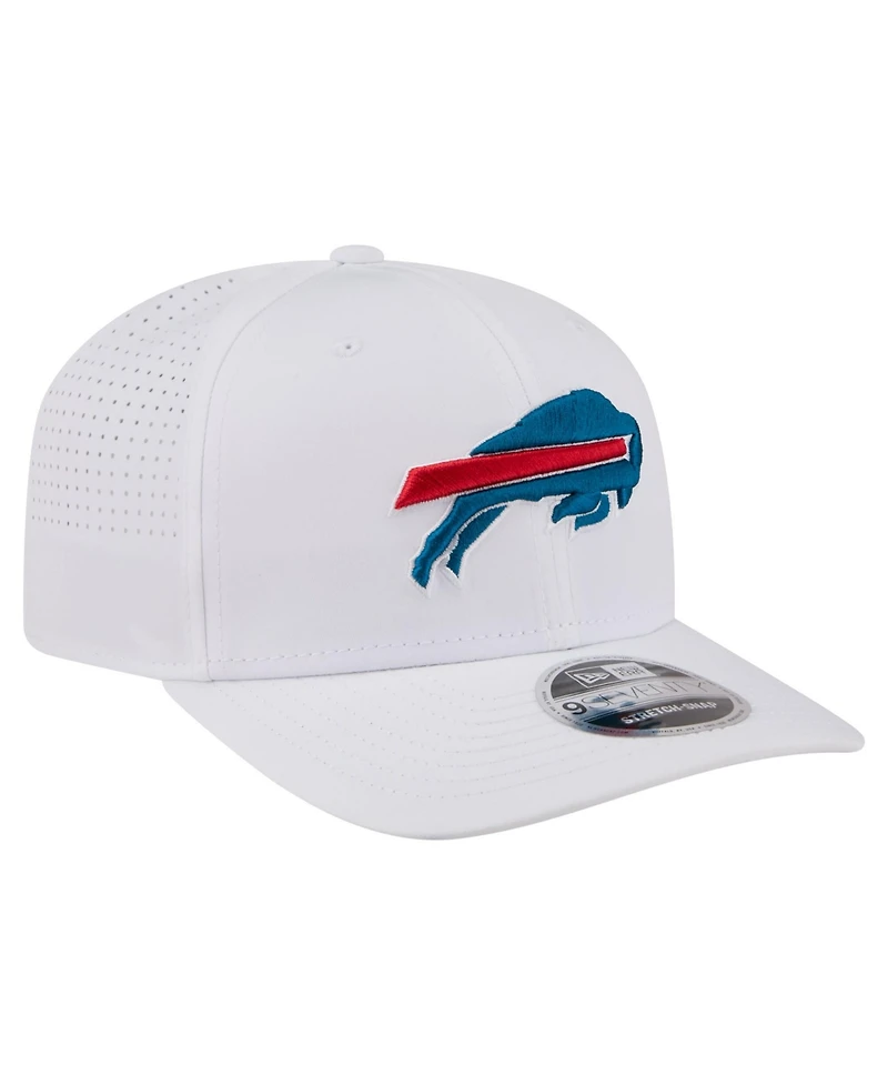 New Era Men's White Buffalo Bills Name Plate 9SEVENTY Adjustable Hat