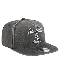 New Era Men's Black Chicago White Sox City Slogan A-Frame 9FIFTY Snapback Hat