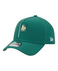 New Era Men's Green Athletics Pin Seeker 9FORTY A-Frame Adjustable Hat