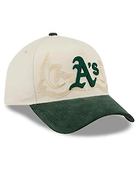 New Era Men's Stone Athletics Western Stitch 9FORTY A-Frame Adjustable Hat