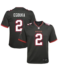 Nike Big Boys and Girls Emeka Egbuka Pewter Tampa Bay Buccaneers Alternate Game Jersey