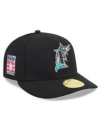 New Era Men's Black Florida Marlins 2026 Baseball Hall of Fame 59FIFTY Low Profile Fitted Hat