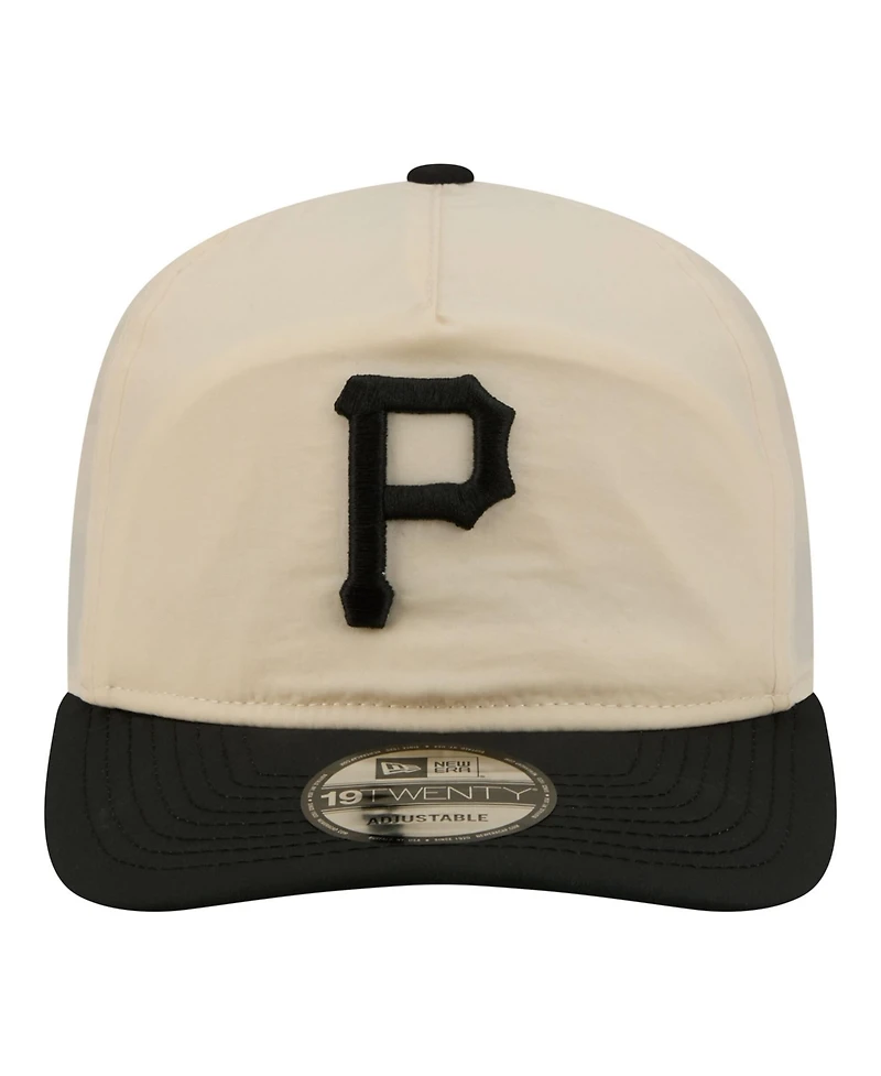 New Era Men's Cream, Black Pittsburgh Pirates Everyday 19TWENTY Adjustable Hat