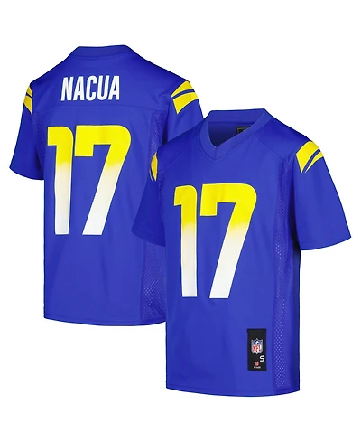 Outerstuff Big Boys and Girls Puka Nacua Royal Los Angeles Rams Replica Player Jersey