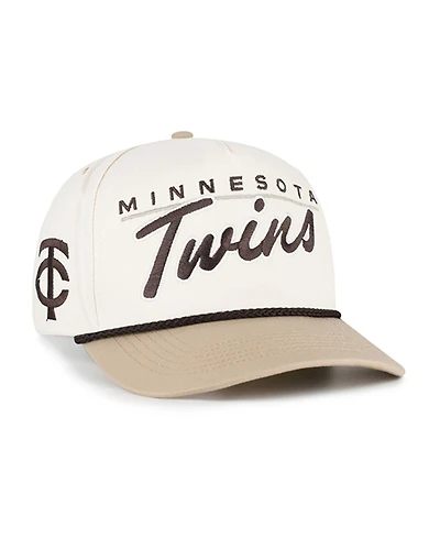 '47 Brand Men's Natural, Tan Minnesota Twins Neutral Terrain Hitch Rope Adjustable Hat