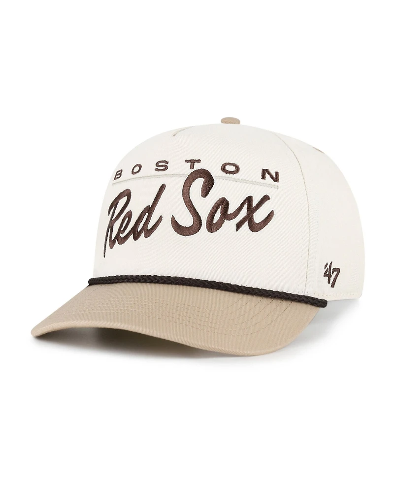 '47 Brand Men's Natural, Tan Boston Red Sox Neutral Terrain Hitch Rope Adjustable Hat