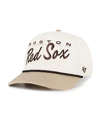 '47 Brand Men's Natural, Tan Boston Red Sox Neutral Terrain Hitch Rope Adjustable Hat