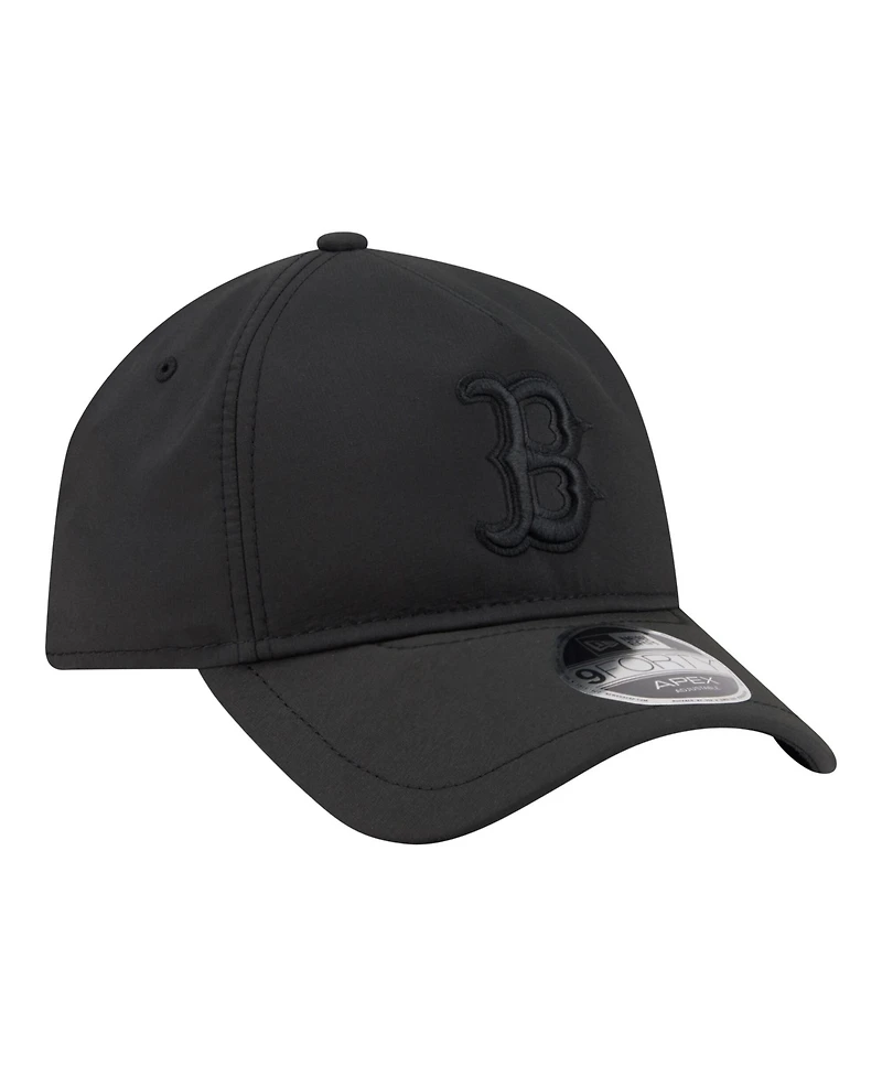 New Era Men's Black Boston Red Sox Injection Apex 9FORTY Adjustable Hat