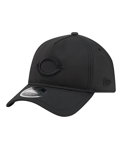 New Era Men's Black Cincinnati Reds Injection Apex 9FORTY Adjustable Hat