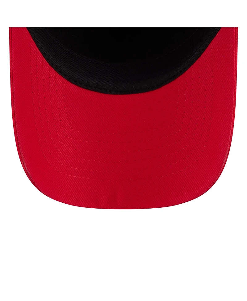 New Era Men's and Women's Navy, Red Indiana Fever Wnba Tip-Off 2026 Metal Badge A-Frame 9FORTY Adjustable Hat