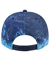 New Era Men's Light Blue Detroit Tigers Deep Water Pre-Curved 9FIFTY A-Frame Snapback Hat