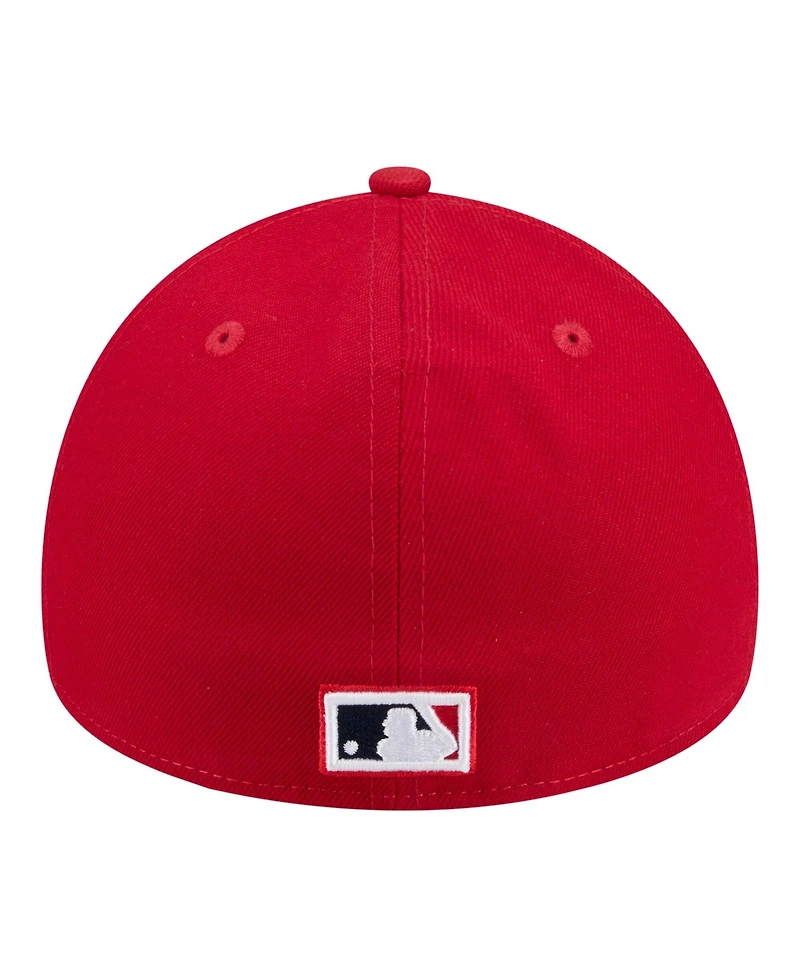New Era Men's Red St. Louis Cardinals A-Frame 59FORTY Fitted Hat