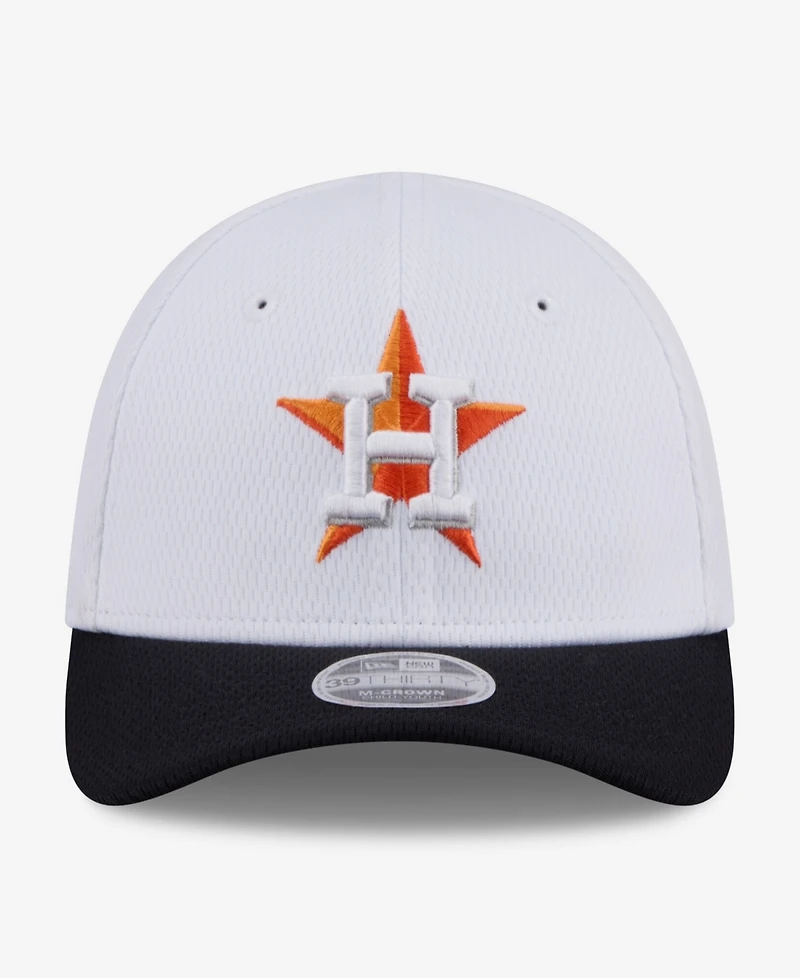 New Era Toddler White Houston Astros Baseball 39THIRTY M-Crown Adjustable Hat