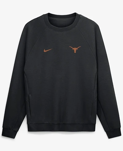 Nike Men's Black Texas Longhorns Premium Performance Raglan Dri-fit Sweatshirt