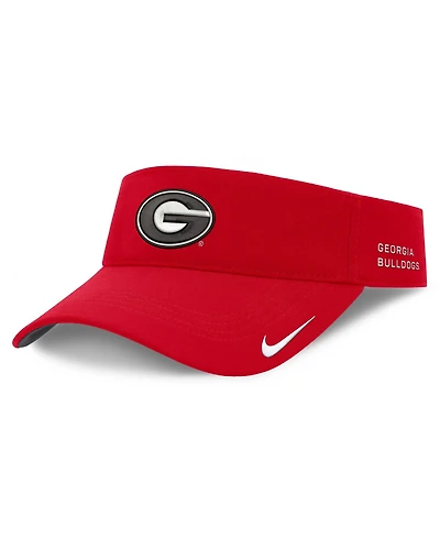 Nike Men's and Women's Red Georgia Bulldogs 2026 On-Field Ace Adjustable Visor Hat