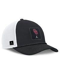 Jordan Men's and Women's Black Oklahoma Sooners 2026 On-Field Gameday Rope Trucker Adjustable Hat