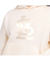 Starter Women's Cream St. Louis Cardinals Pastel Relaxed Hoodie