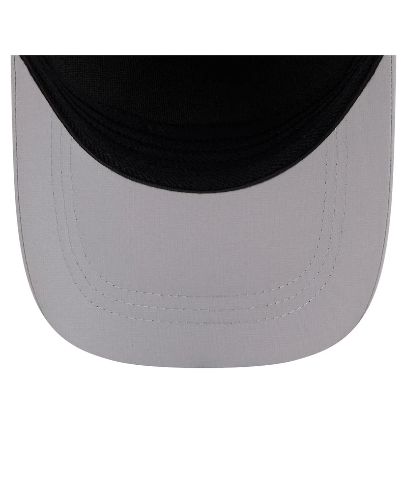 New Era Men's Gray Houston Astros Patch 39THIRTY A-Frame M-Crown Perforated Flex Hat