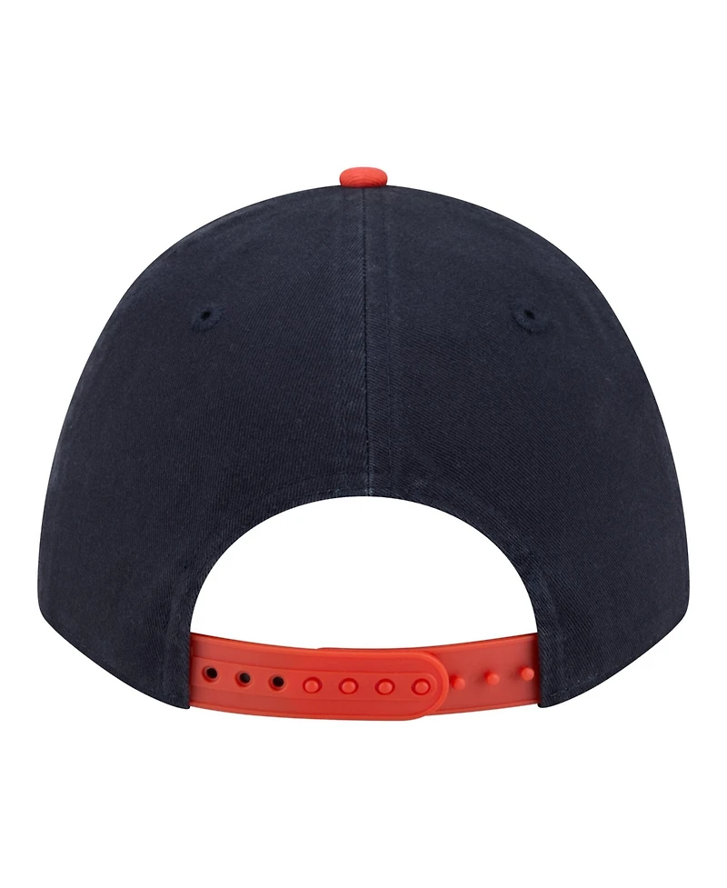 New Era Men's Navy, Orange Detroit Tigers Team Loyal 9FORTY M-Crown Adjustable Hat