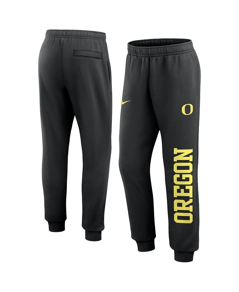 Nike Men's Black Oregon Ducks Primetime Club Fleece Joggers
