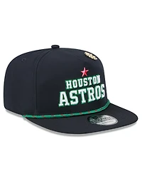 New Era Men's Navy Houston Astros 2025 Big League Chew Golfer Snapback Hat