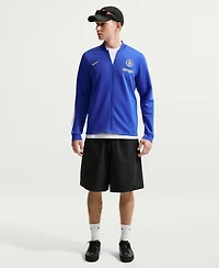 Nike Men's Blue Chelsea Strike Full-Zip Dri-fit Jacket