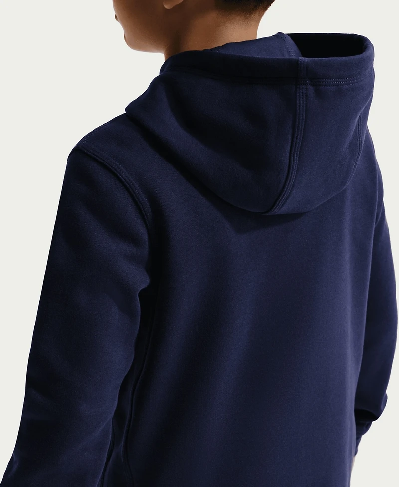 Nike Big Boys and Girls Navy Barcelona Club Hoodie