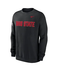 Nike Men's Black Ohio State Buckeyes 2026 Sideline Club Sweatshirt