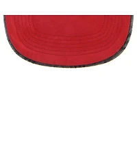 '47 Brand Men's and Women's Red Wisconsin Badgers Windowpane Plaid Collection Hitch Adjustable Hat