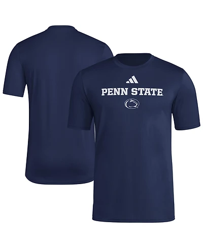 Adidas Men's Navy Penn State Nittany Lions Wordmark Polyester T-Shirt