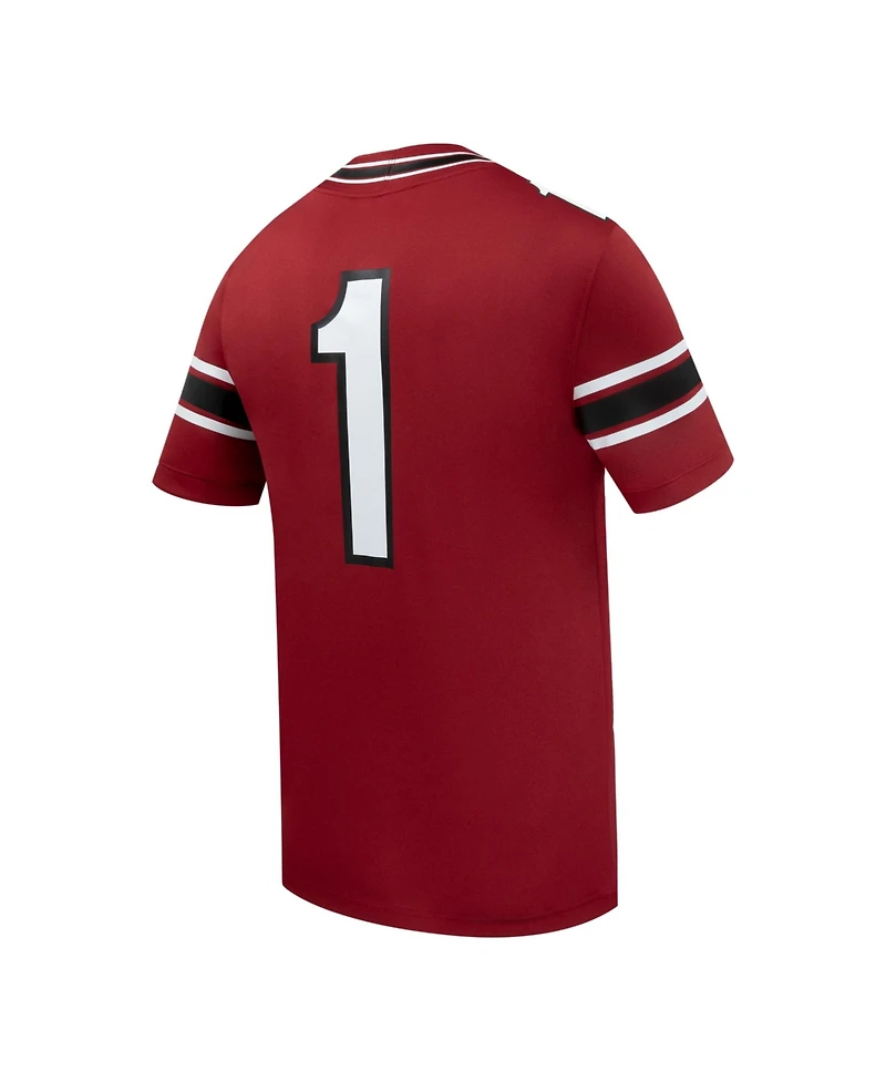 Nike Men's 1 Garnet South Carolina Gamecocks Home Replica Football Jersey